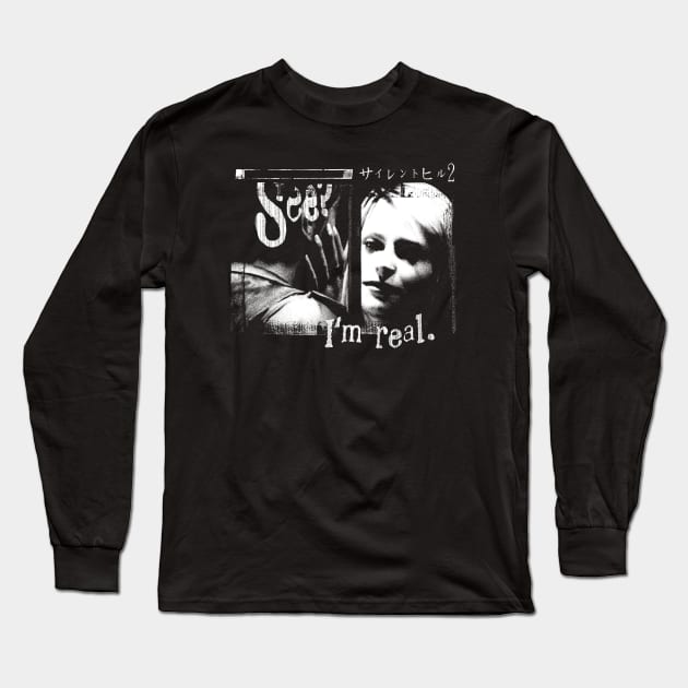 See? I'm real. Long Sleeve T-Shirt by demonigote